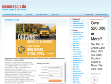 Tablet Screenshot of immokredit.de
